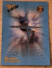 1995 SPORTFLIX UC3 IN MOTION KIRBY PUCKETT MINNESOTA TWINS #IM7