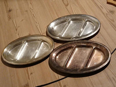 3 Tabletts Silber Gebrüder hepp - Bild 1 von 4