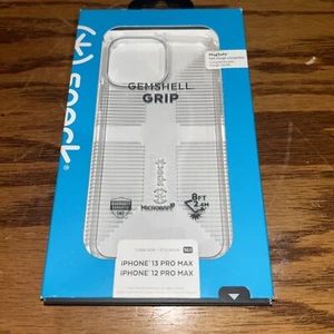 Speck Products GemShell Grip for iPhone 12 / 12 PRO MAX Case, Clear -NEW - Picture 1 of 3