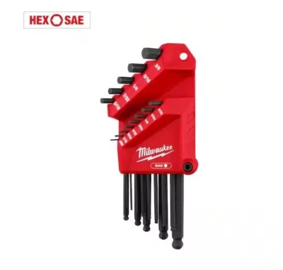 Milwaukee 48-22-2185 13 Piece SAE Ball End L Style Hex Key Set - Image 1 of 2