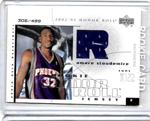 CAMISETA USADA JUGADOR NOVATO DE NOVATO AMARE STOUDEMIRE 2002-03 UD HONOR ROLL - NOVATO - Imagen 1 de 1