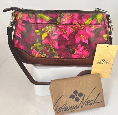 Patricia Nash Bolso de Mano/Cartera Bandolera Nova Buganvillas A lo Largo de la Costa Nuevo con Etiquetas Foto 1 de 4