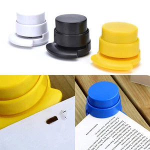 1X Office Home Staple Free Stapleless Stapler Paperclip Paper Binding Binder_Z8 - Picture 1 of 12