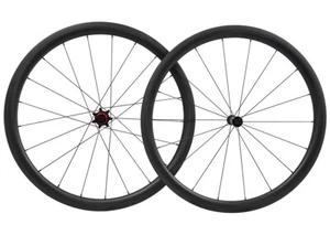 Carbon Radsatz Felgenbremse 700C Rennrad Rennen Matt Clincher Fahrrad gewählt 40mm - Bild 1 von 9