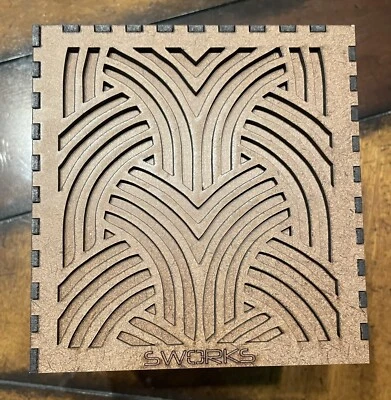 Caja de pañuelos de madera artesanal vintage soporte cubierta hecha a mano diseños cuadrados Foto 1 de 4