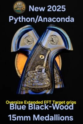 HRV GRIPS Colt Python/Anaconda 2021+ FFT OS Extended Target Grips "NEW Anaconda/Python"