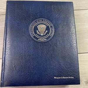 Westport Collectors Society President of the United States Stamp Collection Book - Picture 1 of 7