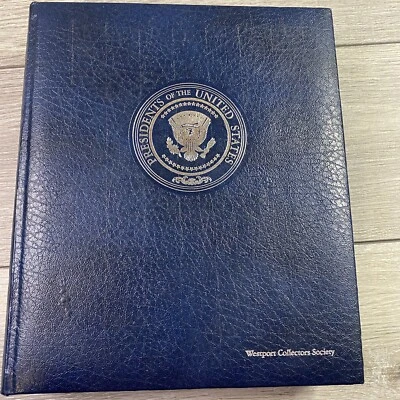Westport Collectors Society President of the United States Stamp Collection Book - Image 1 of 4