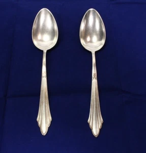 WMF zwei Esslöffel Konvolut; Fächermuster Modell 900, versilbert - Picture 1 of 6