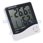 NEW Thermometer Hygrometer Weather Station Temperature Humidity Desk Alarm Clock