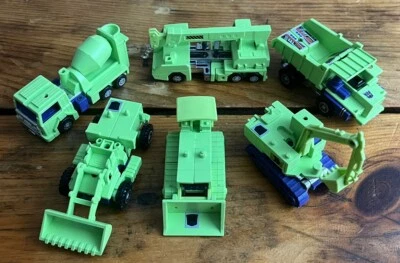 Vintage 1984 Transformers G1 Devastator Constructicons 6 Vehicles Not Complete - Image 1 of 4