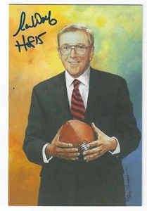 Signierte RON WOLF HOF GOAL LINE ART Green Bay Packers Karte mit Echtheitszertifikat - Bild 1 von 1