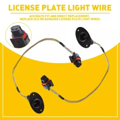 LED License Plate Light W/ Wire Harness Plugs For 94-02 Dodge Ram 1500 2500 3500 - Image 1 of 4