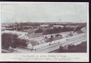 1907 -- BOURGES VUE D ENSEMBLE DES QUARTIERS D ARTILLERIE X614 - Bild 1 von 1