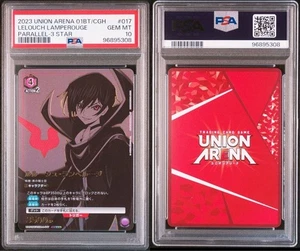 Union Arena Lelouch Code Geass PSA10 Star 3 Parallel One Owner Graded Card Rare - Bild 1 von 12