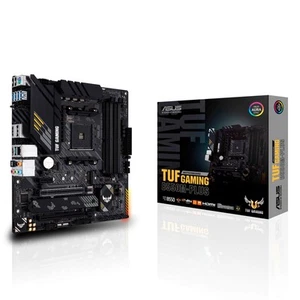 ASUS TUF Gaming B550M-PLUS, AMD B550 (Ryzen AM4) Micro ATX Motherboard (PCIe 4.0 - Afbeelding 1 van 10