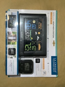La Crosse Technology Wireless Weather Station with Atomic Time + Date - Picture 1 of 2