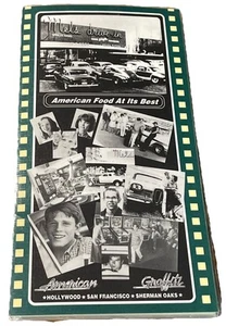 Mel's Drive-In - Hollywood, ca. Vintage Menü American Graffiti selten Rarität siehe Fotos - Bild 1 von 8