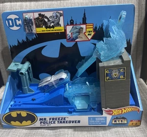 Nuevo DC Hot Wheels City Mr. Juego Freeze Police Takeover edades 4-8 nuevo - Imagen 1 de 6