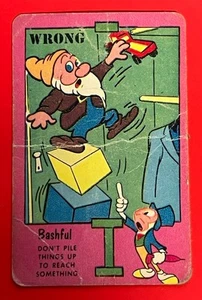 1950's Russell Mickey Mouse Club Safety First Bashful Don’t Pile Things Up To… - Picture 1 of 2