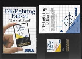 Sega Master System F-16 FIGHTING FALCON w/Sega Card, Instructions & Box (CIB)
