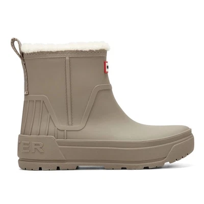 Botas de chuva femininas Hunter Willa, bege, W9 - Imagem 1 de 4