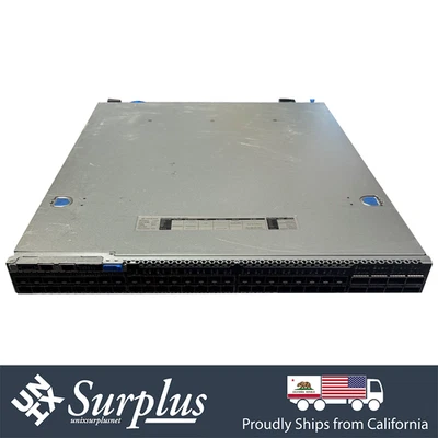 48 Port 25GbE SFP28 Quanta Trident3 Data Center Switch 2x PSU | 8x 100GbE QSFP28 - Image 1 of 4