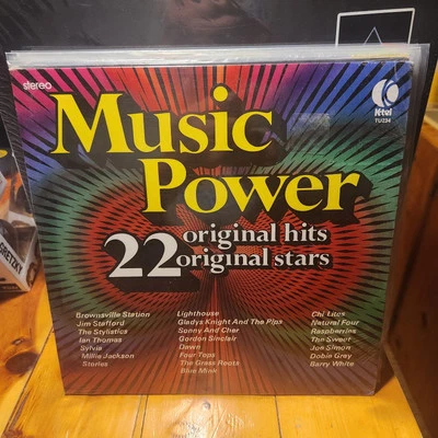 Ktel Music Power  22 Original Hits Stars 1st Press Sealed Usa - Image 1 of 4
