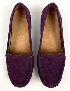Vionic Debbie Wildleder Halbschuhe Slipper Schuhe Komfort Damen 11 Weite Pflaume Lila - Bild 1 von 9