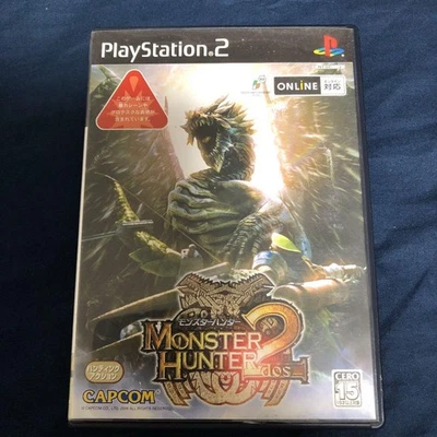 Monster Hunter 2 Sony Playstation 2 CAPCOM PS2 Used Tested Japanese ver - Image 1 of 2