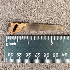 dollhouse miniature hand saw 2.5 inches vintage - Picture 1 of 8