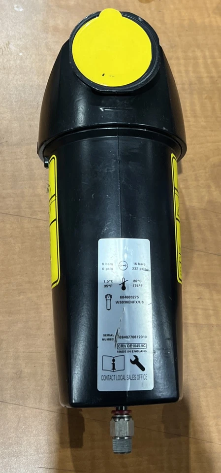 🔥Gardner-Denver WS030ENFX/US сепаратор масла/воды 232PSIG, новый, бесплатная доставка🇺🇸 - Изображение 1 из 4