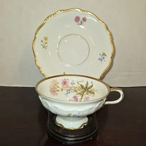 Edelstein Bavaria Maria Theresia Lorraine Germany 4 Teacups & Saucers Set  - Picture 1 of 13