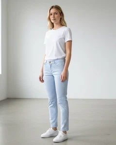 Lilly Pulitzer Hose Damen 0 Blau Kelly Struktur Knöchellang Skinny Stretch - Bild 1 von 7