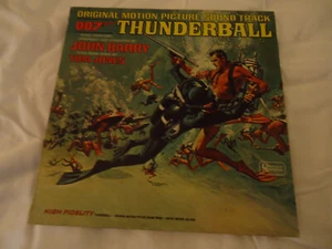 Thunderball 007 Original Motion Picture Soundtrack LP COVER ONLY - Picture 1 of 2