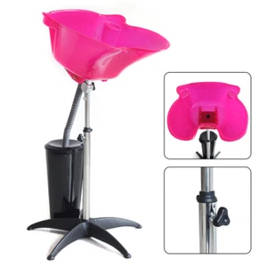 Rosa Shampoo Schüssel Becken verstellbar Haarspüle tragbar mit Ablaufschlauch NEU - Bild 1 von 11