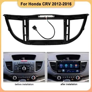 10 Inch Car Stereo Radio Fascia Panel Trim Fit For Honda CRV 2012-2016 Frame US - Foto 1 di 3