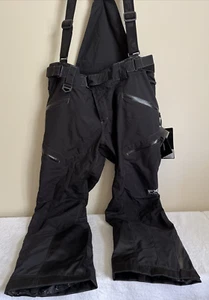 NWT Polaris FXR Zone Mountain Mens Large Black Bib Pant, MMT, HydrX Pro - Picture 1 of 12