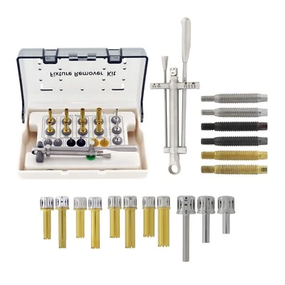 LANJING Implant Fixture Remover Kit Removal Dental Screw Hex Driver Neobiotech FR Wrench