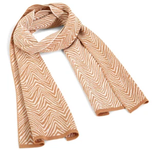 NEU MIT ETIKETT VERA BRADLEY ZEBRA INTARSIEN IKONISCHER KUSCHELIGER STRICKSCHAL UVP $ 58,00 - Bild 1 von 2