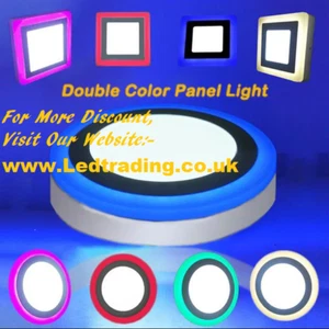 LED surface Mount Panel Lights, RGB, 3 Function panel light, ceiling light - Picture 1 of 5