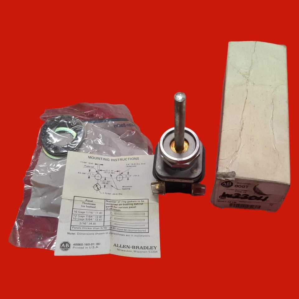 Allen Bradley 800T-M1B Wobble Stick, 30mm, 2 NO-2 NC, Type 13 - Image 1 of 4