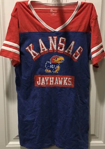 Women's NCAA Kansas University Jayhawks Graphic T-Shirt M 8-10 Knights Apparal - Picture 1 of 11