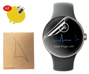 2 x For Google Pixel Watch 2 Hydrogel TPU Film Screen Protector Cover - Picture 1 of 12