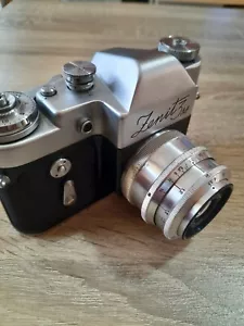 Vintage ZENIT 3M 35MM SLR USSR SOVIET CAMERA INDUSTAR-50-2 f3,5/50mm M39 - Picture 1 of 24