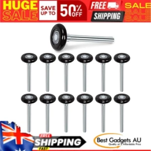 12Pcs 1.8" Quiet Garage Door Rollers Nylon Wheels, Sealed Bearings, 4" Stem - Picture 1 of 9
