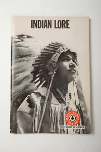 Indian Lore BSA Vintage Book Booklet (P5L-15) Merit Badge Series 1969 Boy Scouts - Picture 1 of 11