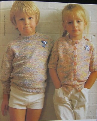 MACHINE KNITTING NEWS AUGUST 1984 No. 5; ELEVEN DESIGNS FOR WOMEN & CHILDREN - Image 1 of 4