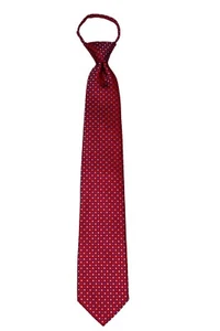Corbata de hombre Dot XL extra larga con cremallera bonita formal bodas negocios graduación - Imagen 1 de 3