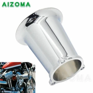 Motorcycle Air Filter Cup Horn Velocity Stack Cv Carburetor For Harley Honda - Picture 1 of 6